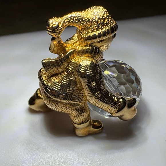 🔥Limited Edition🔥 Swarovski Snowfall Fun Pendant. 1980's Swan Logo - Picture 2 of 5